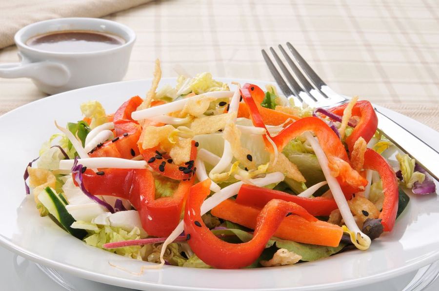 Salade gourmande, recette du Challenge 21